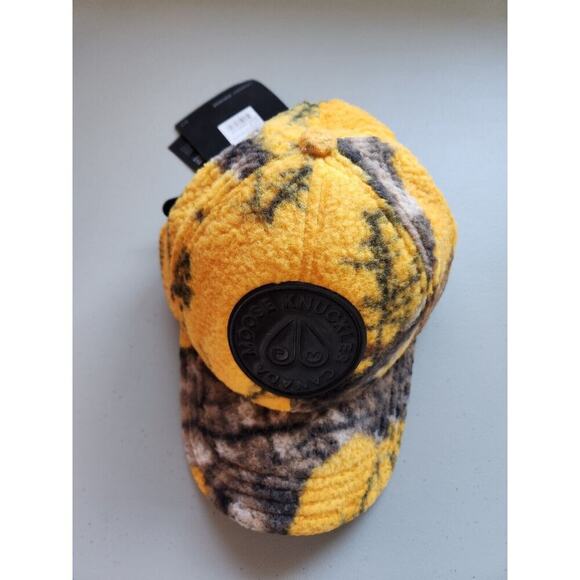 NIB Moose Knuckles x Post Malone Sherpa Hat Realtree Orange Yellow - Picture 1 of 13